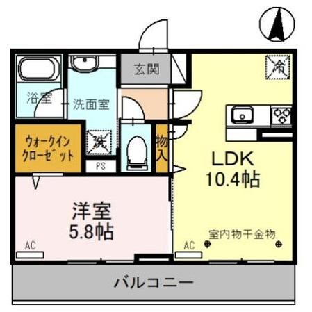 ボンヌール・ミライの物件間取画像